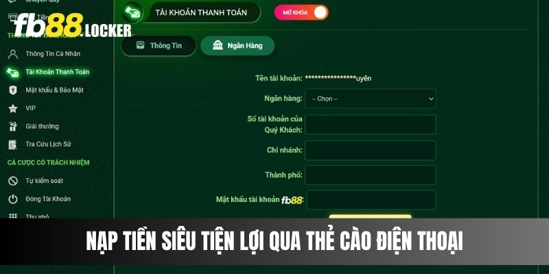 Nạp tiền siêu tiện lợi qua thẻ cào điện thoại